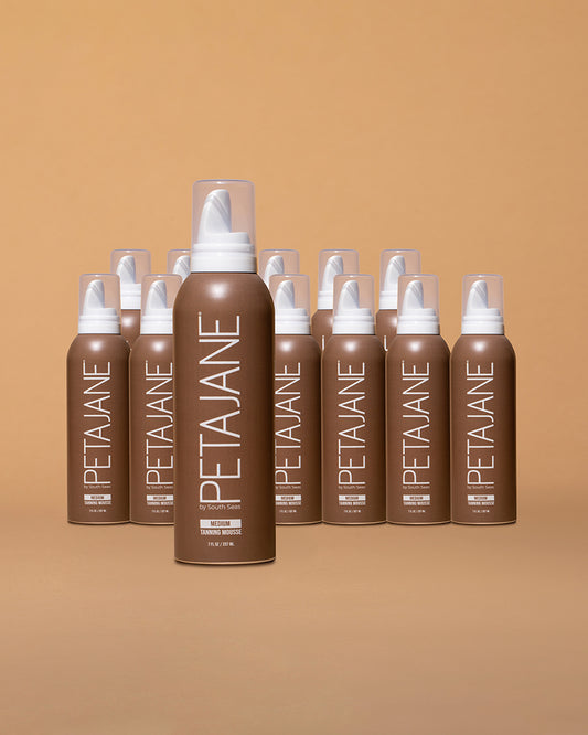 wholesale medium self tanner pack of 12 bottles Peta Jane beauty